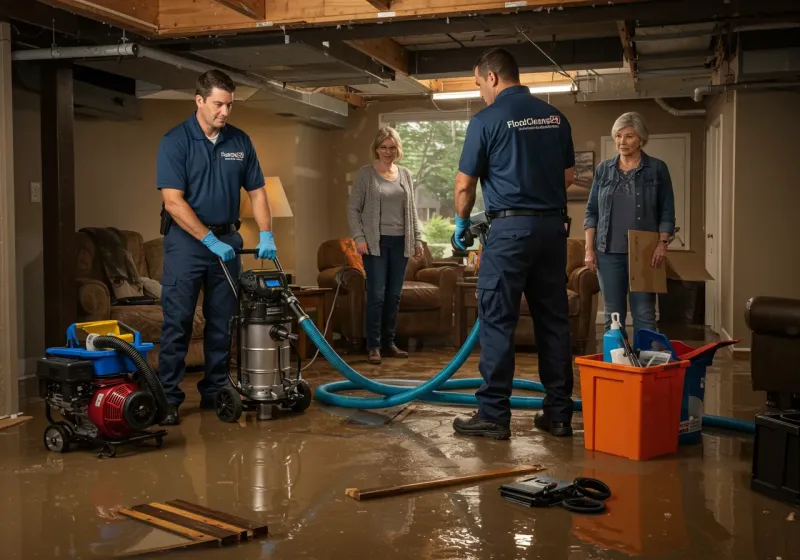 Basement Water Extraction and Removal Techniques process in Baden, PA