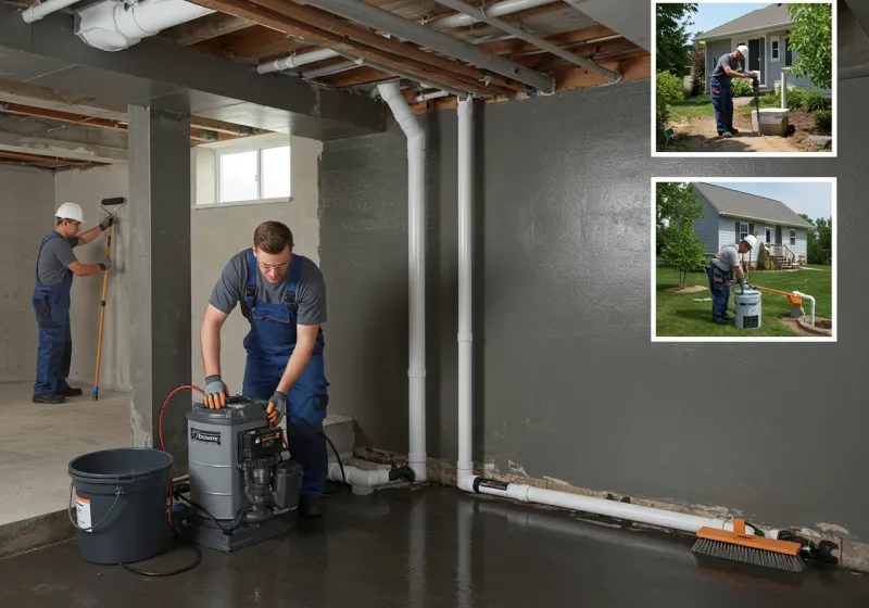 Basement Waterproofing and Flood Prevention process in Baden, PA